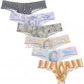 Men's Bubble Knitted Fabric  Underwear Enhance Bulge Pouch Bikini Boxer Briefs Size M L XL MU298