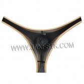 Sexy Mens Pouch Plaid Briefs Underwear Mesh Silk Pants Base Tangas Shorts
