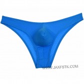 Men Shiny Classic Fit Underwear Mini Pants Cheeky Satin Briefs Bulge Pouch Bikini Brief
