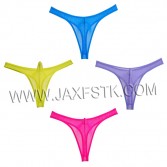 See-Through Protruding Pouch Sexy Bikini Men's Thongs and G-Strings Charming Male Thong Underwear Men Underpants Tanga Lace T-Back