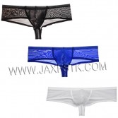 Sexy Men Underpants Bikini Underwear Mini Gauze Boxers Shorts Super Soft Cheeky Gay Underwear