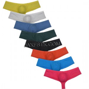 Sexy Men's Underwear 1/2 Cover Back Boxers Hipster Shorts Brazil Bikini Skimpy Briefs MU2125