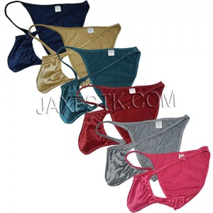 Mens Micro Thong String Shiny Bikini Briefs T-back Guys Underwear Sexy Micro Mini Pants TS623-6N