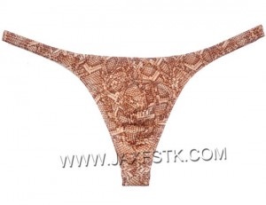 Men's Snakeskin Thong Underwear Pouch G-Strings jockstrap gay men thong jockstrap g string jock strap underwear