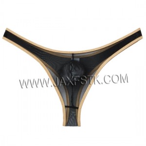 Sexy Mens Pouch Plaid Briefs Underwear Mesh Silk Pants Base Tangas Shorts