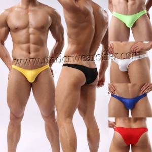 Sexy Men Mini Briefs Underwear Comfy Enhance Bulge Pouch Bikini Tanga Briefs MU41X