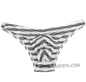 Men Stripe Mesh Mini Briefs Gay Underwear Pouch Bikinis Male Briefs Calzoncillos men gay underwear mens bikini sexy underwear