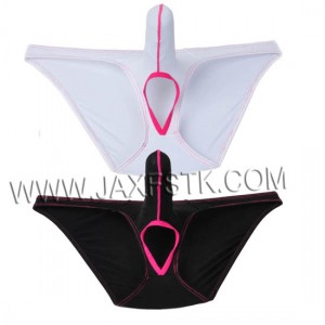 Men Ultra-thin Soft Briefs Underwear Sheer Mesh Smooth Ice Silk Birefs Long Pouch With Balls Hole Bikinis Birefs