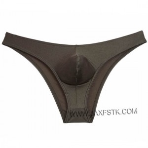 Men Shiny Classic Fit Bulge Pouch Bikini Brief Underwear Mini Pants Cheeky Satin Briefs