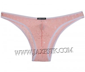 Men's Sheer Candy Colored Fun Lace Mini Briefs Ropa interior suave bolsa Thong Briefs MU248X